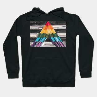 LGBT+ Ally Flag Collage Hoodie